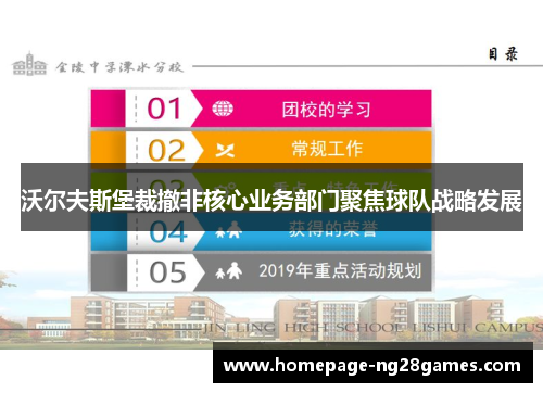 沃尔夫斯堡裁撤非核心业务部门聚焦球队战略发展